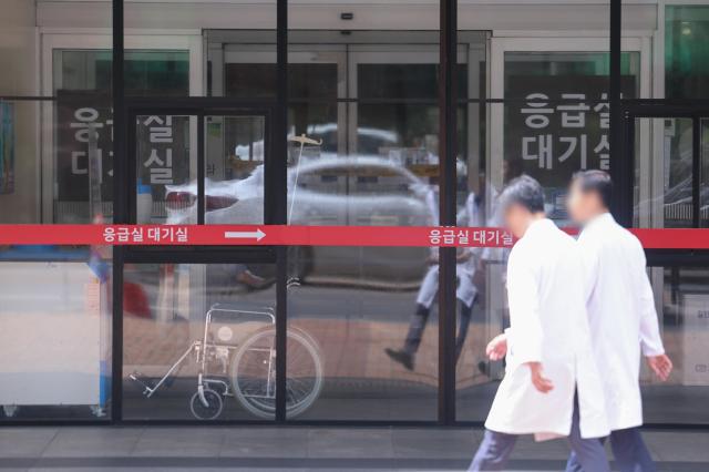 The doctors strike has caused a severe shortage of medical staff in emergency rooms leading to longer wait times for patients Yonhap