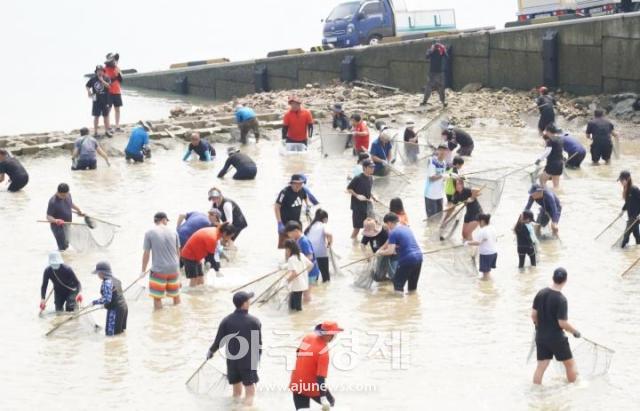 지난 24일부터 25일까지 이틀간 서산시 대산읍 삼길포항 일원에서 열린 제18회 삼길포우럭축제 모습 사진서산시