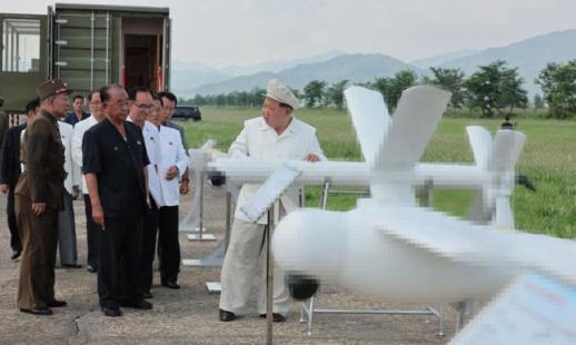 Kim Jong-un inspects test of new drones amid ongoing South Korea-US joint drill