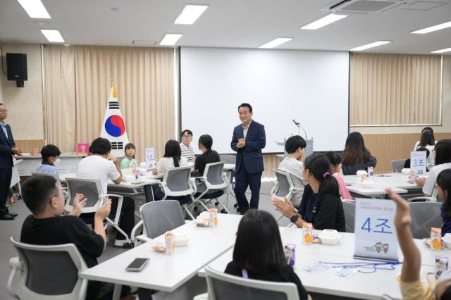 아동참여위원회 워크숍 장면사진논산시