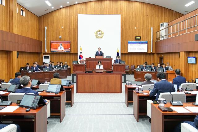 제284회 경주시의회 임시회 제1차 본회의 장면 사진경주시의회