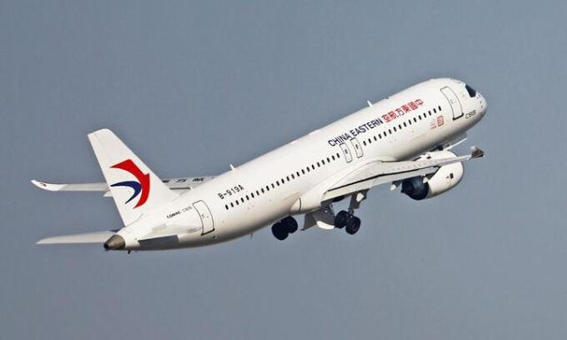 China Eastern Airlines C919 aircraft takes off for its first flight of 2023 from Shanghai Hongqiao Airport on January 28 AP-Yonhap