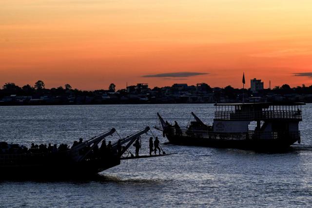 This photo shows the Mekong river Yonhap