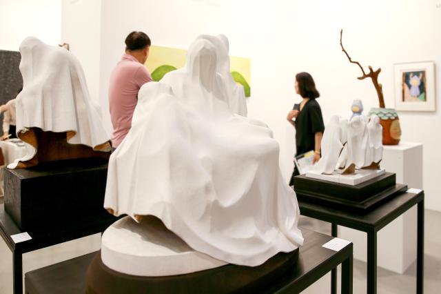 International art fair Kiaf SEOUL takes place at COEX in Seoul on Sep 5 2024 AJP Kim Dong-woo