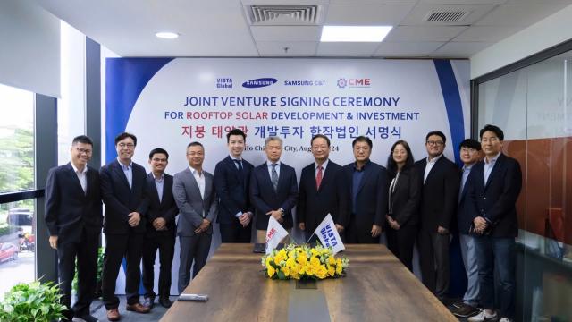 CME Solar Investments CME ký kết hợp tác với Vista Global thuộc Samsung CT để thúc đẩy phát triển năng lượng mặt trời áp mái tại Việt Nam ẢnhCME