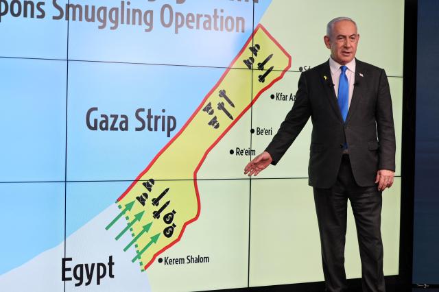 Netanyahu insists on Israeli control of strategic Gaza border area