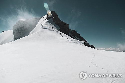 알프스 산맥의 최고봉 몽블랑 사진연합뉴스