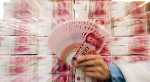 The image shows Chinese currency Yuan Yonhap