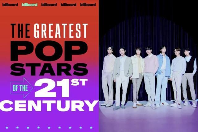 BTS included in Billboards list of greatest pop stars of this century