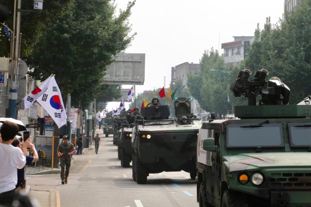 K808 White Tiger parade during the commemoration of the 74th anniversary of the Incheon Landing Operation in Incheon Sept 11 2024 AJP Han Jun-gu