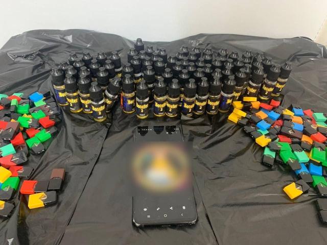 This photo shows illegal vape fillings being sold on Telegram Sept 12 2024 AJP Kim Dong-young