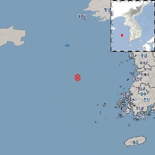 충남 태안 해역에서 규모 27의 지진이 발생했다 사진기상청