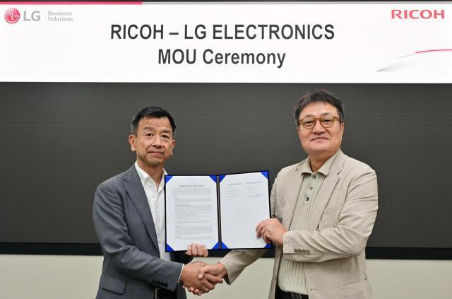 LG電子、グローバルオフィスソリューション企業「Ricoh」と提携