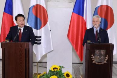 [포토] 한·체코 정상 공동기자회견