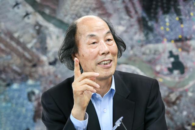 Seoul Chief Architect Kang Byoung-keun talks during an interview with AJP at the city hall on September 3 2024 AJP Kim Dong-woo