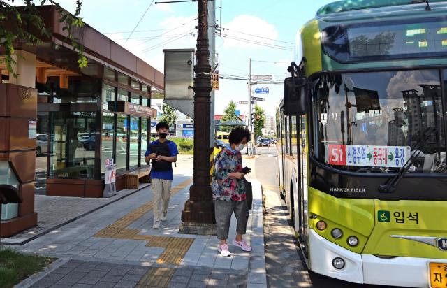 경주시 시내버스 사진경주시