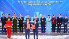 Samsung dự kiến đầu tư thêm 1,8 tỷ USD vào tỉnh Bắc Ninh trong lĩnh vực sản xuất linh kiện điện tử