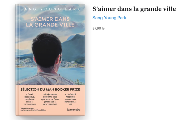 French edition of Park Sang-youngs Love in the Big City is displayed on Apple Books website Courtesy of Apple Books