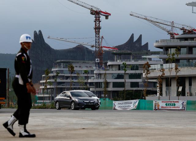 Construction site of Indonesias capital Nusantara on Kalimantan island Reuters-Yonhap