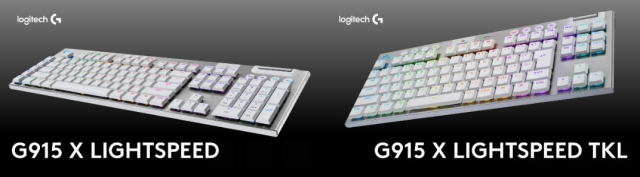 로지텍 G915 X LIGHTSPEED 무선 게이밍 키보드 좌 G915 X LIGHTSPEED TKL 무선 게이밍 키보드 우