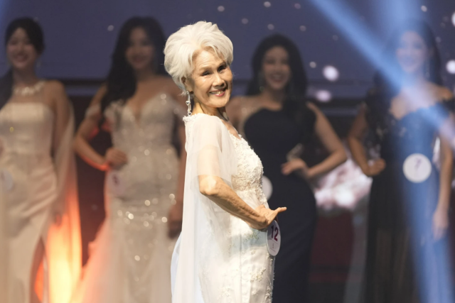 Octogenarian becomes oldest contestant at beauty pageant in Seoul