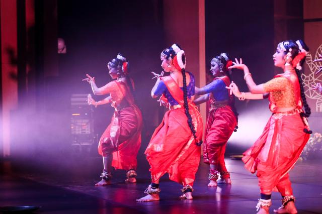 The Avantika Space for Dance team performs at the Sarang Festival of India in Korea held at Yonsei Universitys Centennial Hall in Seodaemun-gu Seoul on Oct 1 2024 AJP Kim Dong-woo