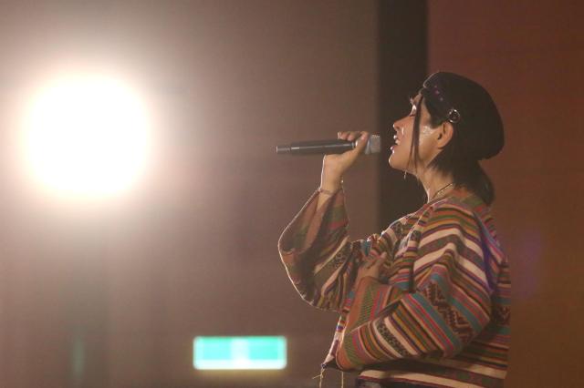 Peruvian singer Lenin Tamayo sings at Convention Hall Booyoung Taepyeong Building in central Seoul on Oct3 2024 AJP Han Jun-gu