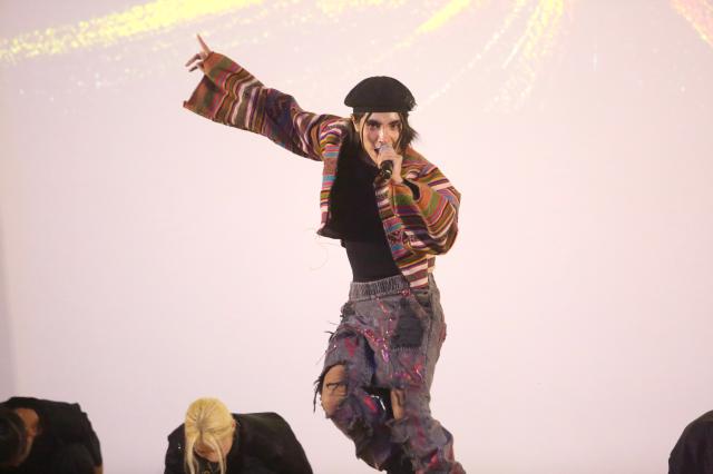 Peruvian singer Lenin Tamayo performs at a concert in central Seoul on Oct 3 2024 AJP Han Jun-gu