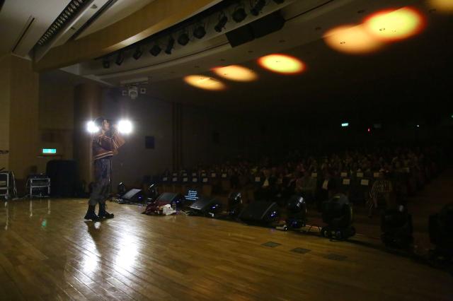 Peruvian singer Lenin Tamayo performs at a concert in central Seoul on Oct 3 2024 AJP Han Jun-gu