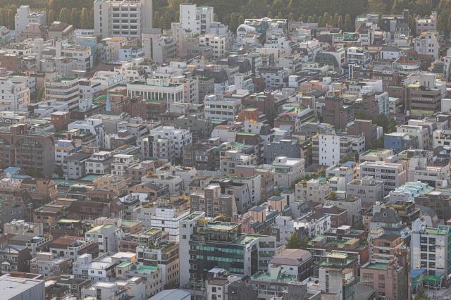 서울시내 한 다세대 주택 밀집 지역 사진유대길 기자