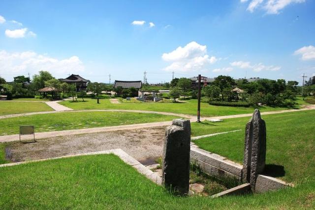 김제 벽골제 전경사진김제시