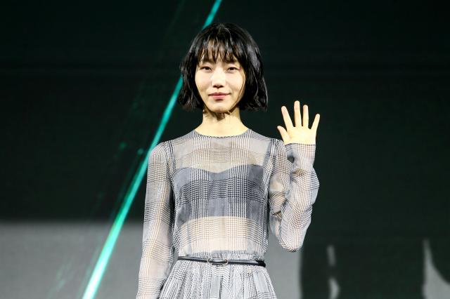Actor Kim Shin-rock poses during a press conference for Uprising in Seoul on Oct 10 2024 AJP Kim Dong-woo