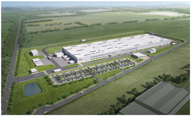 An artists conception of Hyundai Mobis new electric vehicle EV components factory to be built in Novaky Slovakia Courtesy of Hyundai Mobis Co