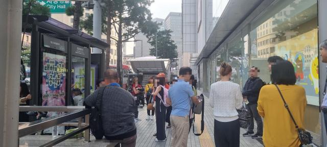 서울시가 지난 11일 중구 명동 거리 일대에서 관계기관과 합동 단속을 벌였다 사진서울시 