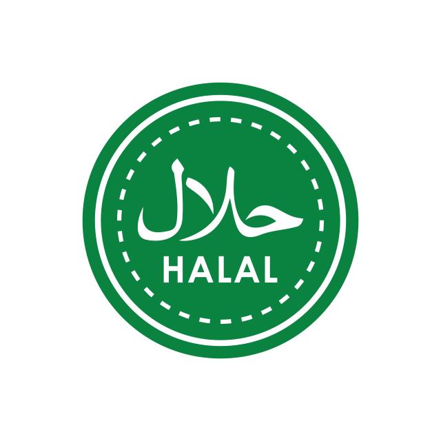 This image shows the halal food mark Getty Images Bank