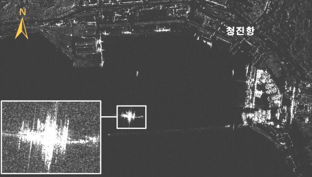 A satellite image shows a Russian vessel near Chongjin Port North Korea Oct 12t 2024 The National Intelligence Service NIS  revealed last Friday that North Korea had begun moving special forces for deployment to Russia starting from Oct8 releasing related materials including satellite images Courtesy of the NIS