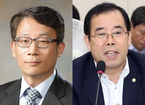 한국벤처투자 하마평에 오른 변태섭 전 중소벤처기업부 기조실장왼쪽과 박성중 전 국민의힘 의원 사진연합뉴스