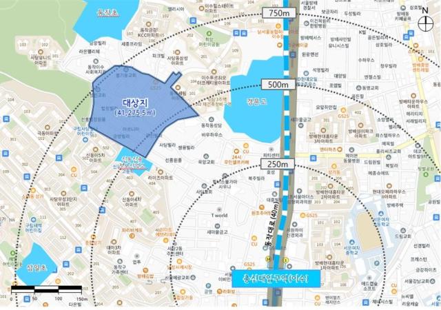 동작구 사당동 63-1일대 위치도 사진서울시