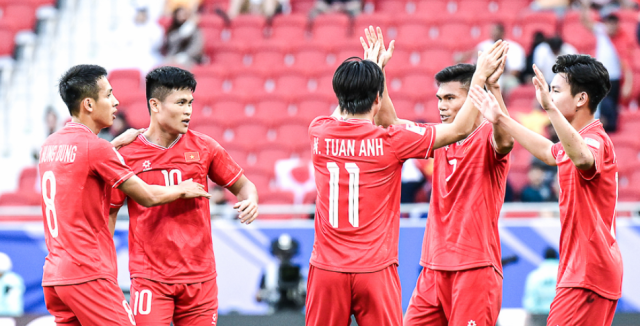 베트남 축구국가대표 선수들 사진베트남통신사