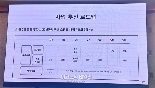 롯데백화점이 오는 2030년까지 7조원을 투자해 국내  타임빌라스 점포를 13개로 확장하며 해외에도 신규 출점을 다각도로 검토할 계획이다 사진김아령 기자