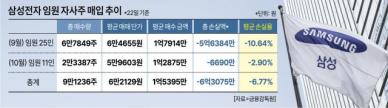 5만전자에 三電 임원도 수억원 손해… 이재용 지분가치 3조 급감