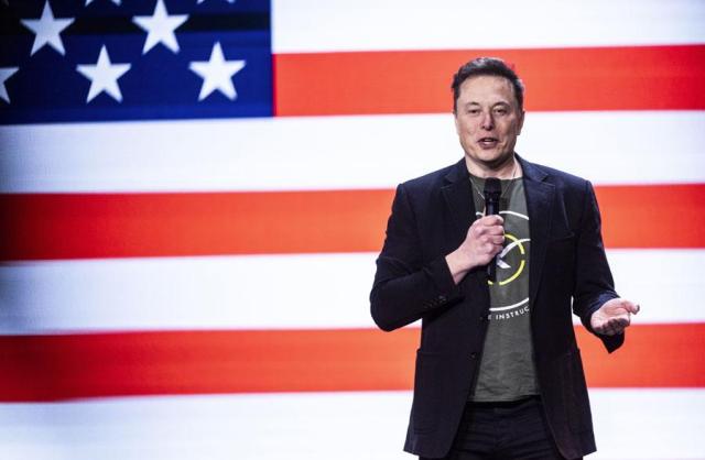 Elon Musk speaks at Life Center Church in Harrisburg Pennsylvania on Oct 19 2024 AP-Yonhap