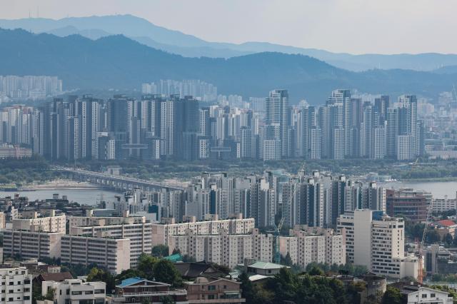 서울시내 한 아파트 밀집 단지 전경연합뉴스