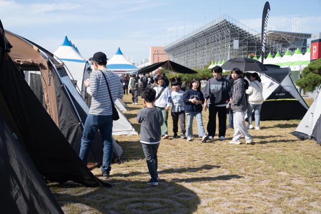 지난 27일까지 영암F1경기장 일대에서 열린 전남 캠핑관광 박람회 사진사진전남도