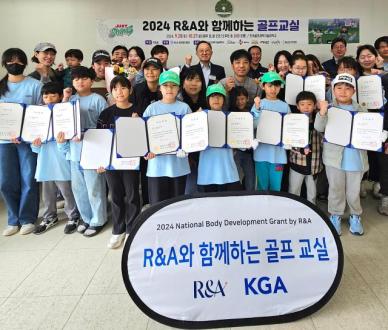 KGA, 광주 이어 강원서 R&A와 함께하는 골프 교실 진행