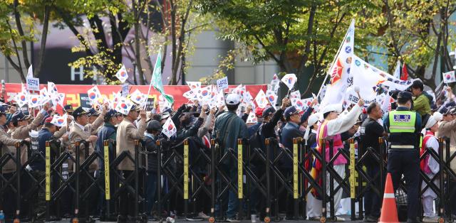 Members of the Vietnam Veterans Association Korea stage a rally to protest North Koreas dispatch of troops to Russia in Seoul Oct 28 2024 AJP Han Jun-gu