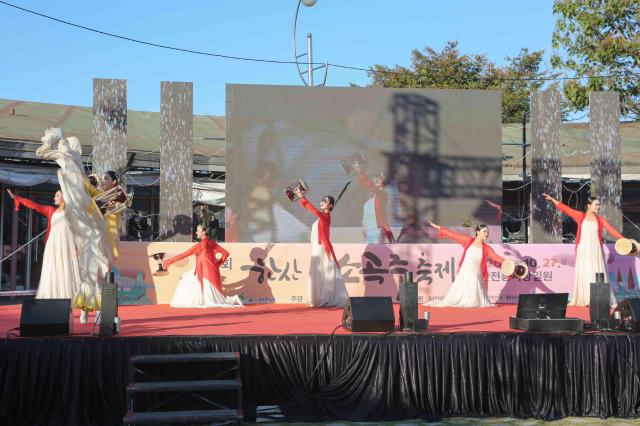 제7회 한산소곡주 축제장 모습사진서천군