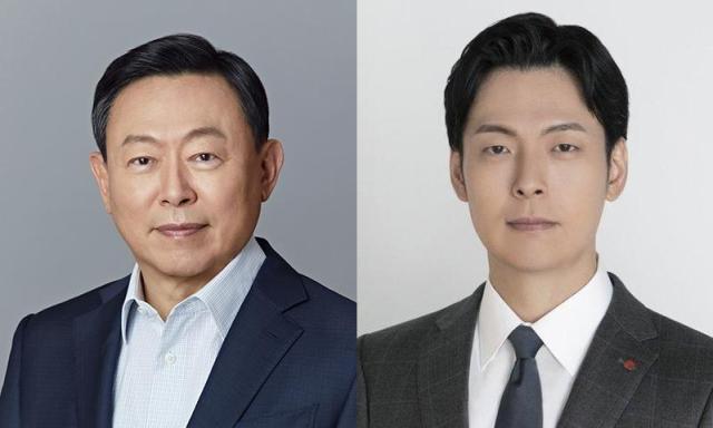 왼쪽부터신동빈 회장 신유열 전무 사진롯데지주