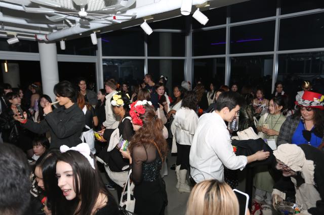 A Halloween party with influencers takes place in Seongsu Seoul Oct 31 2024 AJP Han Jun-gu