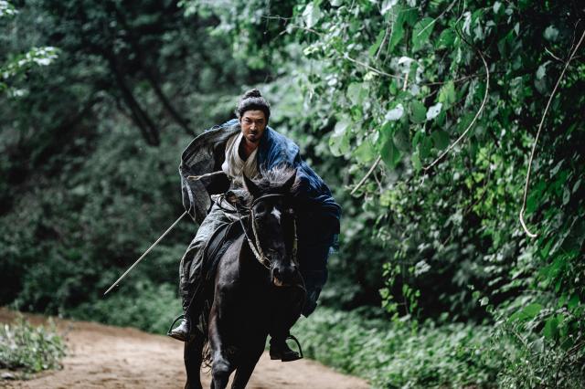 Actor Gang Dong-won is seen in a scene from Uprising Courtesy of Netflix